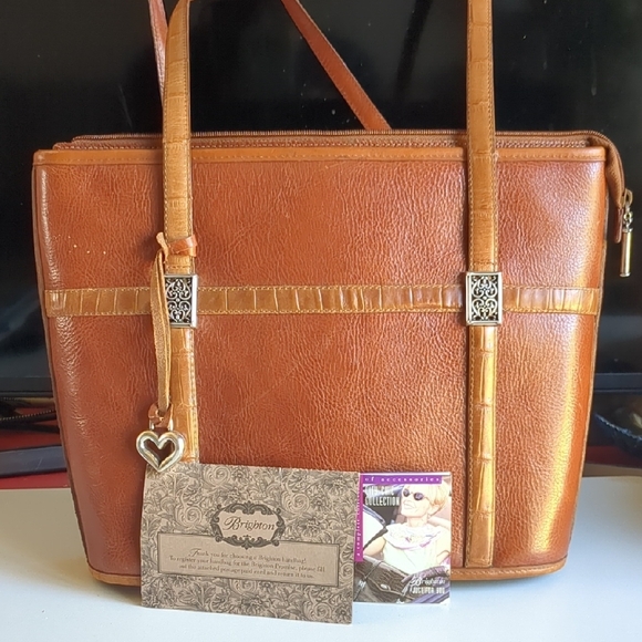 Brighton Brown Leather Bag - Picture 2 of 8